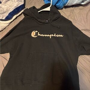 Champion Black Pullover Hoodie